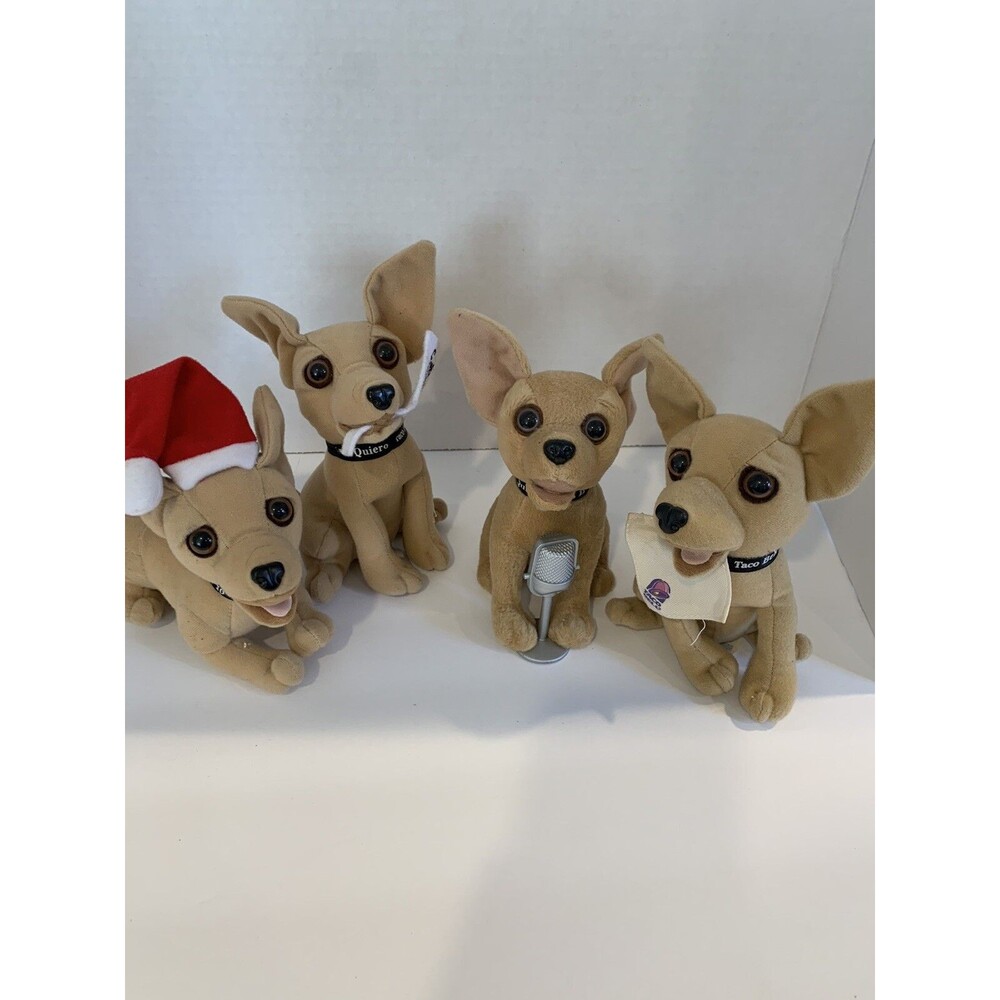 Applause Plush & Taco Bell Stuffed Yo Quiero Taco Bell Chihuahu Animal Vintage